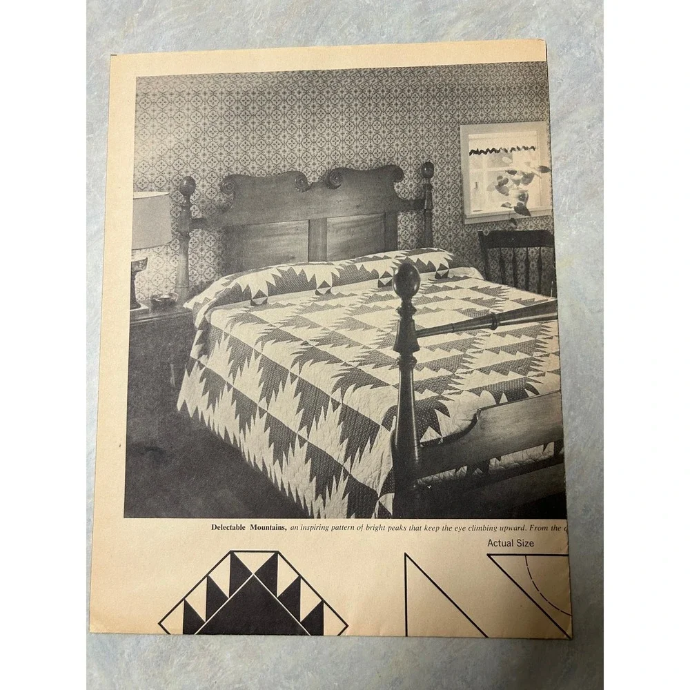 Vintage‎ 1961 American Needlework Women's Day Patterns and Designs for Quilting